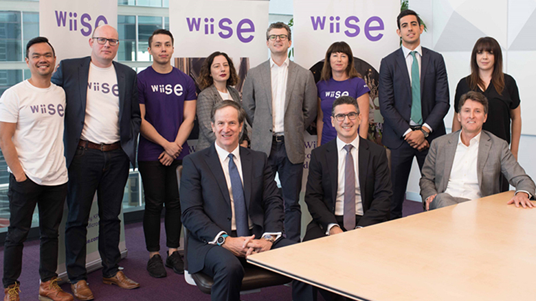 Executives at the launch of the Wiise partnership