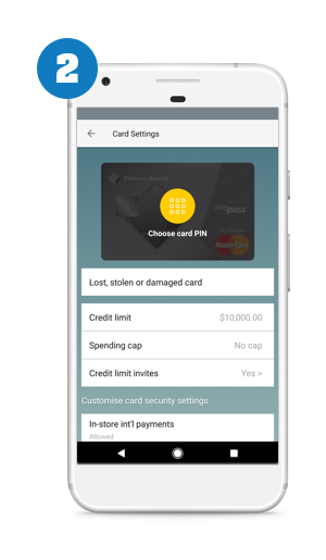 Control your credit card with a spending cap - CommBank