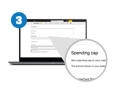 Control your credit card with a spending cap - CommBank